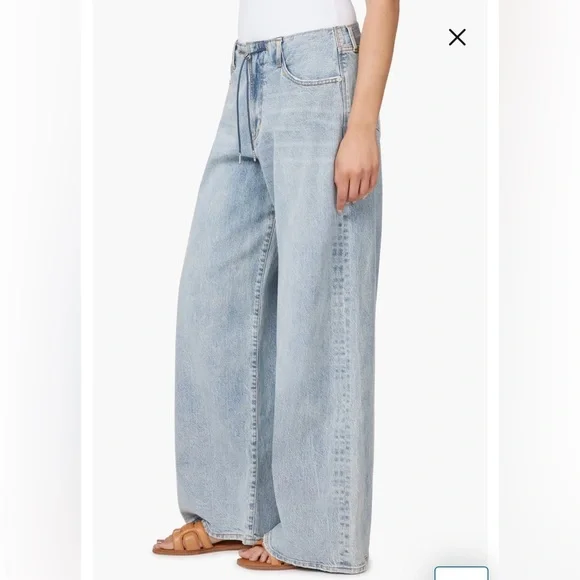 Habitual Drawstring Denim Jeans Wide Leg size 30/10 - Picture 3 of 7